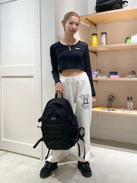 西端真由さん(レディース・158cm)の夏コーディネート