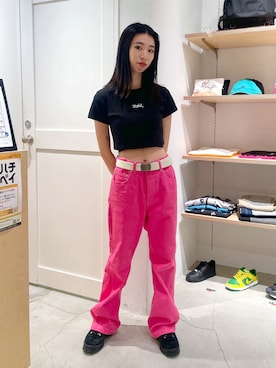 西端真由さん（レディース・158cm）の夏コーディネート