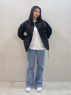 西端真由さん（レディース・158cm）の春コーディネート