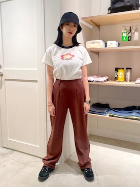 西端真由さん（レディース・158cm）の春コーディネート