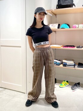 西端真由さん(レディース・158cm)の夏コーディネート