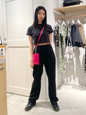 西端真由さん（レディース・158cm）の夏コーディネート