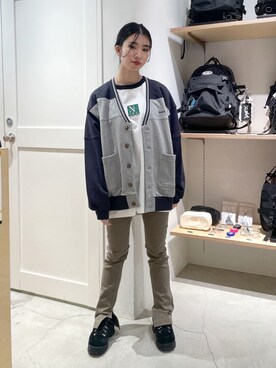 西端真由さん（レディース・158cm）の春コーディネート