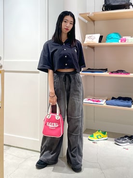 西端真由さん(レディース・158cm)の夏コーディネート