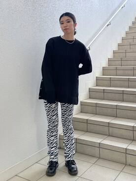 西端真由さん（レディース・158cm）の春コーディネート
