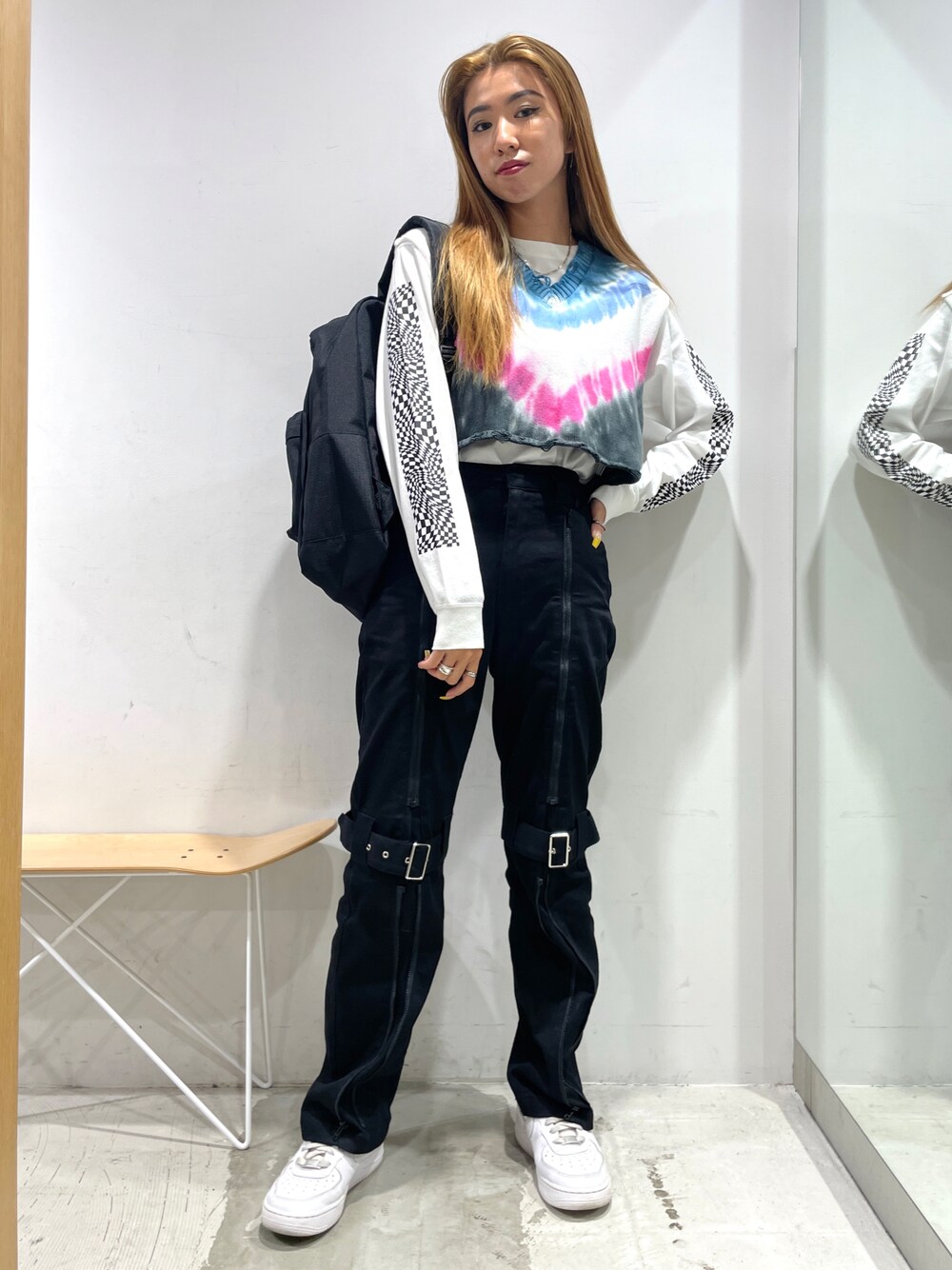 X-girl（エックスガール）の「INSIDE OUT BONDAGE PANTS（その他パンツ