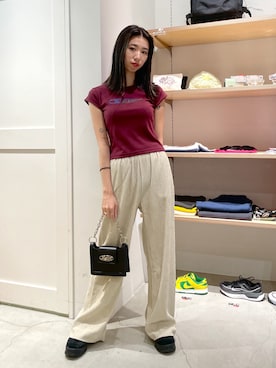 西端真由さん（レディース・158cm）の夏コーディネート