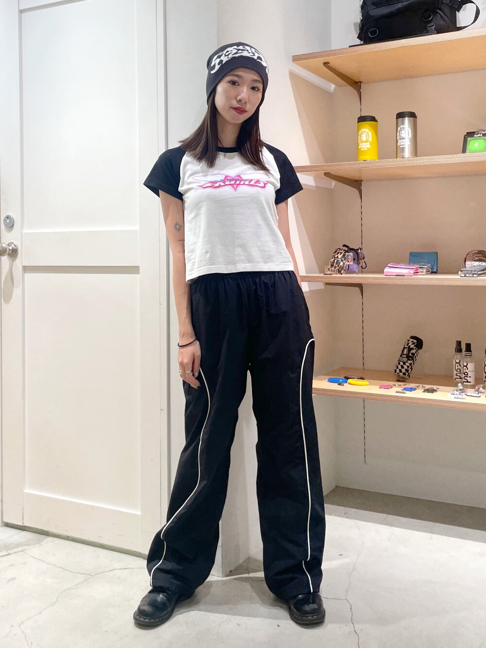 完売確実 大人気 X-girl WHIRLPOOL S/S RAGLAN SLEEVE BABY TEE X-girl（エックスガール）の「Playboy × X-girl RAGLAN SLEEVE