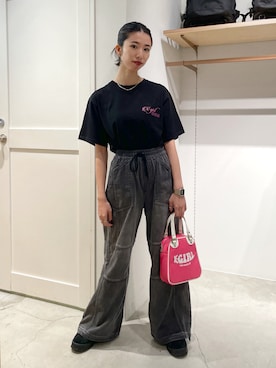 西端真由さん（レディース・158cm）の夏コーディネート