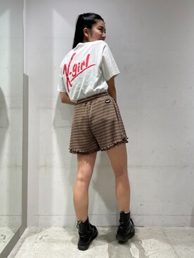 西端真由さん（レディース・158cm）の夏コーディネート