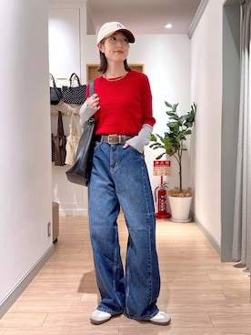 「LOWRYS FARM（ローリーズファーム）のアイテム（ベルト）」を使った、y_nさん（レディース・163cm）の秋コーディネート