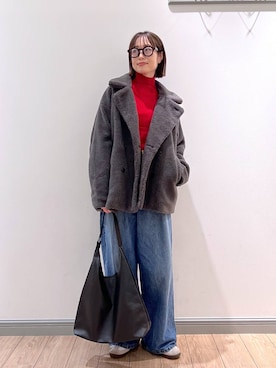 「LOWRYS FARM（ローリーズファーム）のアイテム（ファッション雑貨）」を使った、y_nさん（レディース・163cm）の秋コーディネート