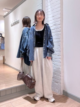 「アイテム（チョーカー）」を使った、y_nさん（レディース・163cm）の春コーディネート