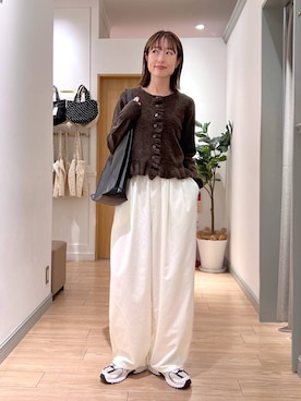 「アイテム（チョーカー）」を使った、y_nさん（レディース・163cm）の秋コーディネート