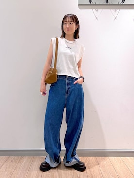 「アイテム（チョーカー）」を使った、y_nさん（レディース・163cm）の夏コーディネート