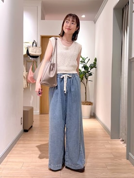 「OOFOS（ウーフォス）のアイテム」を使った、y_nさん（レディース・163cm）の夏コーディネート