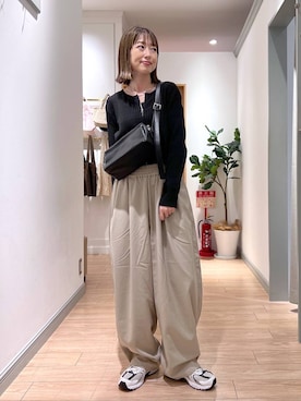 「アイテム（チョーカー）」を使った、y_nさん（レディース・163cm）の秋コーディネート