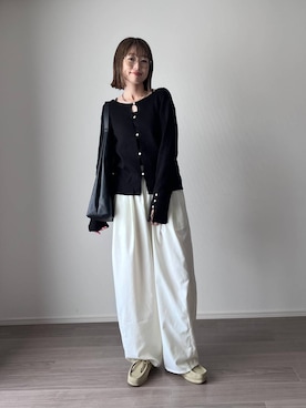 「アイテム（チョーカー）」を使った、y_nさん（レディース・163cm）の秋コーディネート