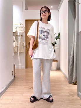 「アイテム（チョーカー）」を使った、y_nさん（レディース・163cm）の夏コーディネート