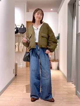 「LOWRYS FARM（ローリーズファーム）のアイテム（ベルト）」を使った、y_nさん（レディース・163cm）の秋コーディネート