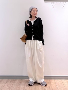 「アイテム（チョーカー）」を使った、y_nさん（レディース・163cm）の秋コーディネート