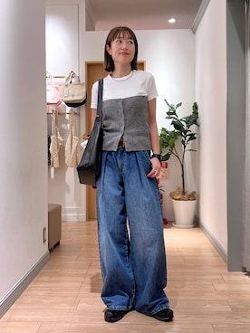 「LOWRYS FARM（ローリーズファーム）のアイテム（ベルト）」を使った、y_nさん（レディース・163cm）の秋コーディネート