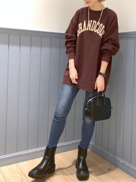 「lowrysfarm」｜y_nさん（レディース・163cm）の秋コーディネート