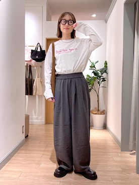 「アイテム（チョーカー）」を使った、y_nさん（レディース・163cm）の秋コーディネート