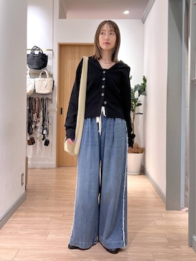「アイテム（チョーカー）」を使った、y_nさん（レディース・163cm）の秋コーディネート