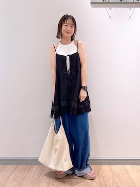 「BAYFLOW」｜y_nさん（レディース・163cm）の夏コーディネート