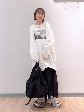 「アイテム（ワンピース/ドレス）」を使った、y_nさん（レディース・163cm・30代）の春コーディネート