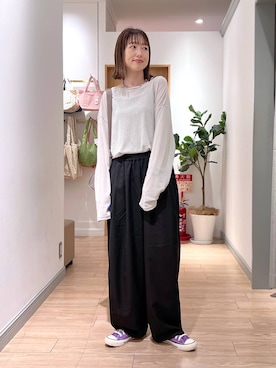 「アイテム（チョーカー）」を使った、y_nさん（レディース・163cm）の夏コーディネート