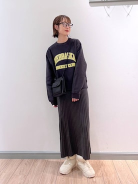 「アイテム（ワンピース/ドレス）」を使った、y_nさん（レディース・163cm・30代）の秋コーディネート