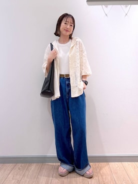 「BAYFLOW」｜y_nさん（レディース・163cm）の夏コーディネート