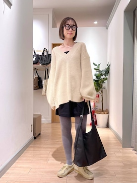 「アイテム（チョーカー）」を使った、y_nさん（レディース・163cm）の冬コーディネート