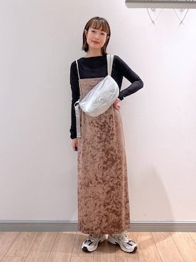 「アイテム（ワンピース/ドレス）」を使った、y_nさん（レディース・163cm・30代）の秋コーディネート
