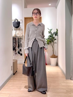「LOWRYS FARM（ローリーズファーム）のアイテム（ハンドバッグ）」を使った、y_nさん（レディース・163cm）の秋コーディネート