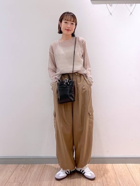 「アイテム（キャミソール）」を使った、y_nさん（レディース・163cm・30代）の秋コーディネート