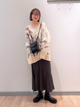 「アイテム（ワンピース/ドレス）」を使った、y_nさん（レディース・163cm・30代）の冬コーディネート
