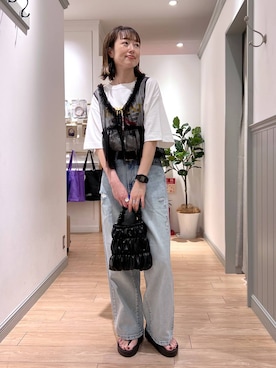 「若見え」｜y_nさん（レディース・163cm）の夏コーディネート
