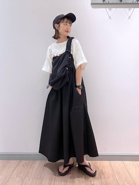 「アイテム（ワンピース/ドレス）」を使った、y_nさん（レディース・163cm・30代）の夏コーディネート