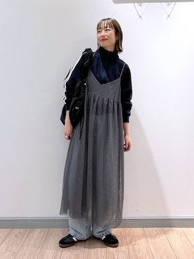 「アイテム（ワンピース/ドレス）」を使った、y_nさん（レディース・163cm・30代）の冬コーディネート