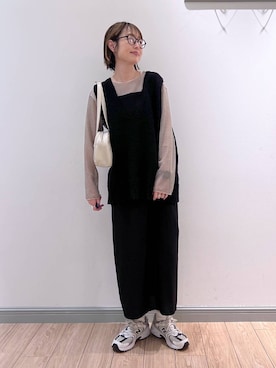 「アイテム（ワンピース/ドレス）」を使った、y_nさん（レディース・163cm・30代）の春コーディネート