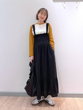 「アイテム（ワンピース/ドレス）」を使った、y_nさん（レディース・163cm・30代）の春コーディネート