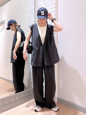 「若見え」｜「アイテム（その他アウター）」を使った、y_nさん（レディース・163cm）の夏コーディネート