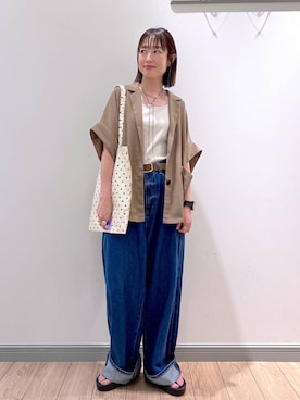 「BAYFLOW」｜y_nさん（レディース・163cm）の夏コーディネート
