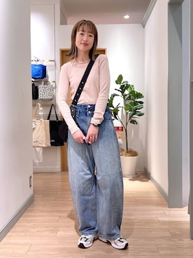 「アイテム（チョーカー）」を使った、y_nさん（レディース・163cm）の秋コーディネート