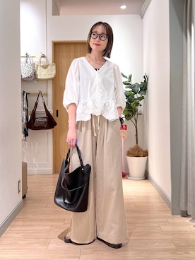 「OOFOS(ウーフォス)のアイテム」を使った、y_nさん(レディース・163cm)の春コーディネート