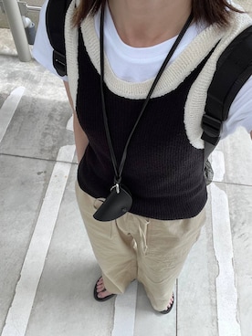 「BAYFLOW（ベイフロー）のアイテム」を使った、y_nさん（レディース・163cm）の夏コーディネート