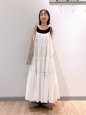 「アイテム（チョーカー）」を使った、y_nさん（レディース・163cm）の夏コーディネート
